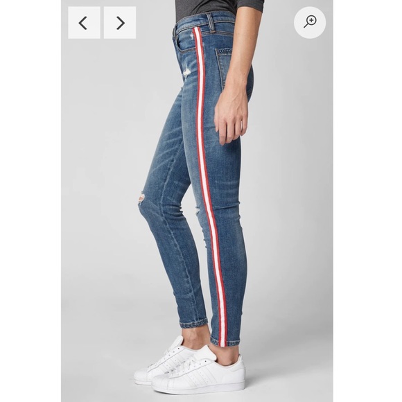 Blank NYC Jersey Girls Stripe Jean Pant - Picture 2 of 13